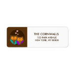 Owls in a Nest Custom Return Address Labels