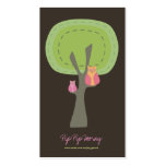 Owls in Tree Online Store Business Profile Card Business Card Templates