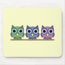 owls mousepads