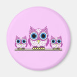 owls refrigerator magnets
