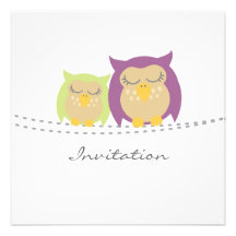 Owls Reunion Invitation Announcement