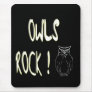 Owls Rock! Mousepad
