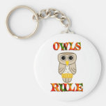 Owls Rule Key Chains