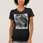 Owls, vintage engraving t-shirts