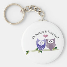 Owlways and Forever! Cute Owl design Key Chain