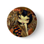 "Owlyn in Autumn" Button
