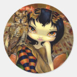 "Owlyn in Autumn" Sticker stickers