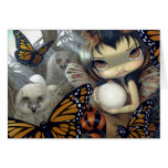 "Owlyn in the Nest" Greeting Card cards