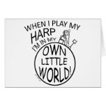 Own Little World Harp Card