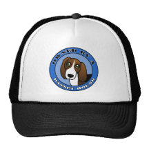 Owned by A  Basset Hound - Blue Mesh Hats