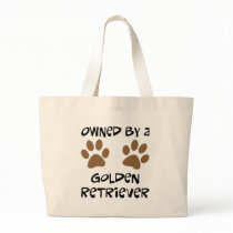 Owned By A Golden Retriever Bags