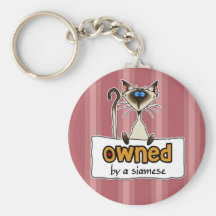 owned by a siamese keychain