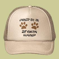 Owned By An Afghan Hound hats