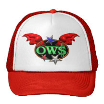 OWS Operation Wall Street Join the movement Mesh Hat