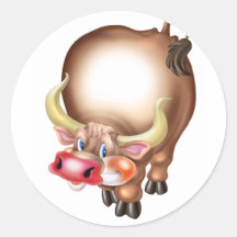 Ox, buey, boi, kuh sticker