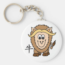 Ox Chinese Zodiac Keychain