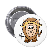 Ox Chinese Zodiac Pins