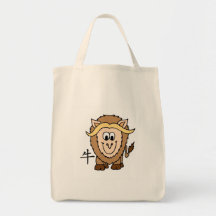 Ox Chinese Zodiac Tote Bags
