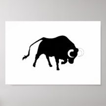 OX,moggy,cattle,cow,bullfight,corrida,horn Print