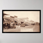 Ox Teams at Sturgis Dakota Territory SD 1887 Print