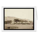 Ox Teams & Wagons Freighting Black Hills SD 1887 Greeting Card