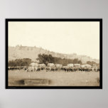 Ox Teams & Wagons Freighting Black Hills SD 1887 Poster