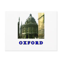 Oxford 1986 snapshot 143 Blue The MUSEUM Zazzle Gi Postcard