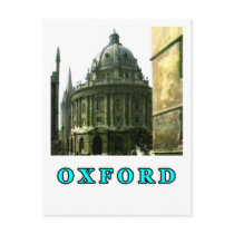 Oxford 1986 snapshot 143 Cyan The MUSEUM Zazzle Gi Postcard