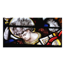 Oxford Cathedral Stained Glass Photo Greeting Card
