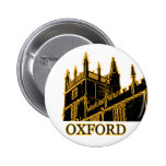 Oxford England 1986 Building Spirals Brown Pinback Button