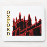 Oxford England 1986 Building Spirals Red Mouse Pads