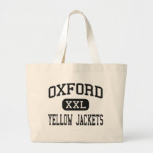 Oxford - Yellow Jackets - High - Oxford Alabama Tote Bags