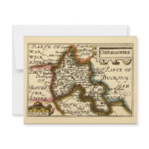 Oxfordshire County Map, England