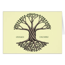 Oxygen Factory Greeting Cards