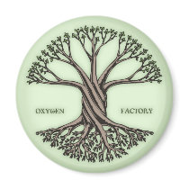Oxygen Factory Fridge Magnet