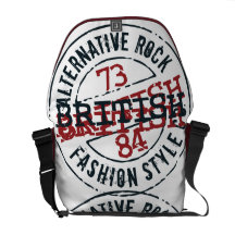 Oxygentees Alternative Rock British Style Rickshaw Commuter Bag