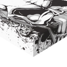 Oxygentees Bad Bones Canvas Prints