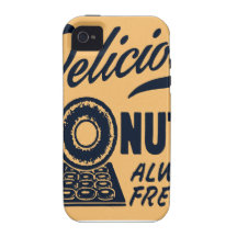 Oxygentees Delicious Doughnuts Case-Mate iPhone 4 Covers