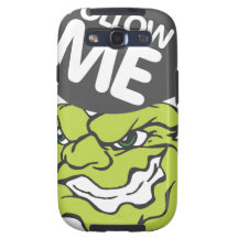 Oxygentees Growl Monster Man Monster Follow Me Samsung Galaxy S3 Case