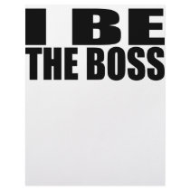 Oxygentees I Be The Boss Letterhead