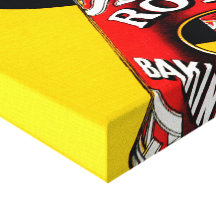 Oxygentees Royal Baking Powder Vintage Stretched Canvas Print