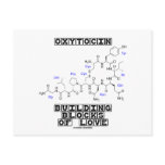 Oxytocin Building Blocks Of Love (Chemistry) Post Card