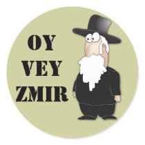 Oy Vey Funny Jewish rabbi - cool cartoon