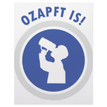 ozapftis Oktoberfest bavarian icon Letterhead Template