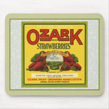 Ozark Strawberries Mouse Mat