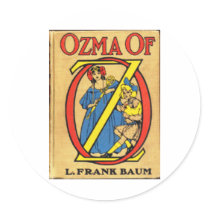 Ozma Of Oz Round Stickers