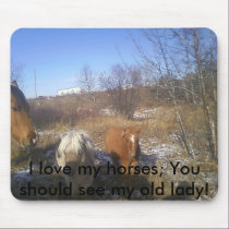 P30-10-10_11.58, I love my horses; You should s... mousepads