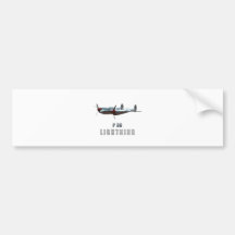 P38 Lightning Bumper Stickers