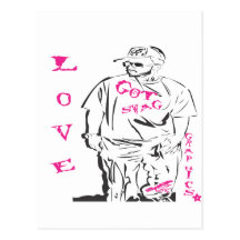 p3 got swag collection LOVE Postcard