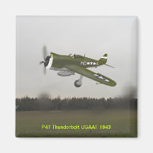 P47 Thunderbolt Magnet.